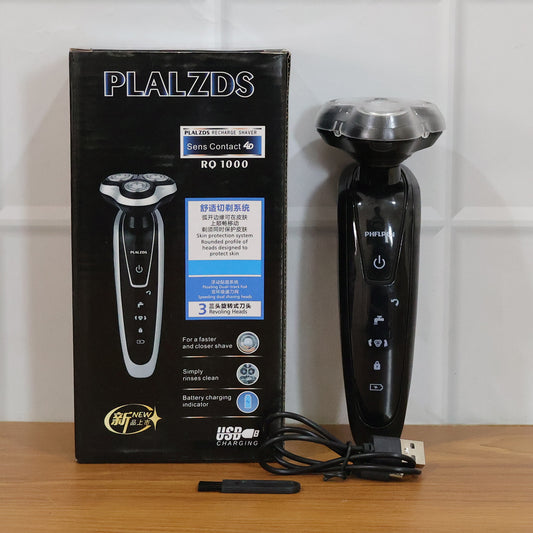 Rechargeable Electric Rotary Shaver Trimmer For Men (1 Set)