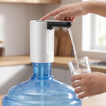 Usb Rechargeable Electric Water Dispenser Pump With Remote (1 Pc)