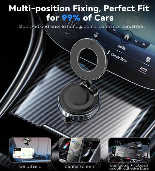 Magnetic Car Phone Holder for Smartphones