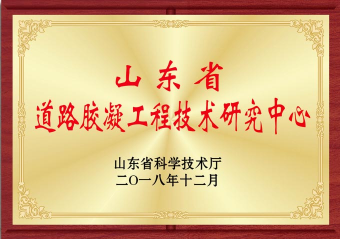 山东省道路胶凝材料工程技术研究中心